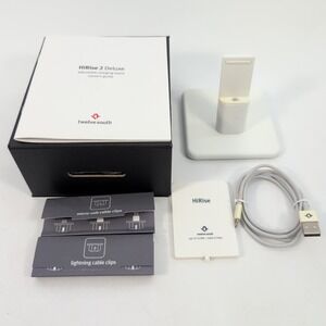 Twelve South HiRise 2 Deluxe Adjustable Charging‎ Stand iPhone iPad White